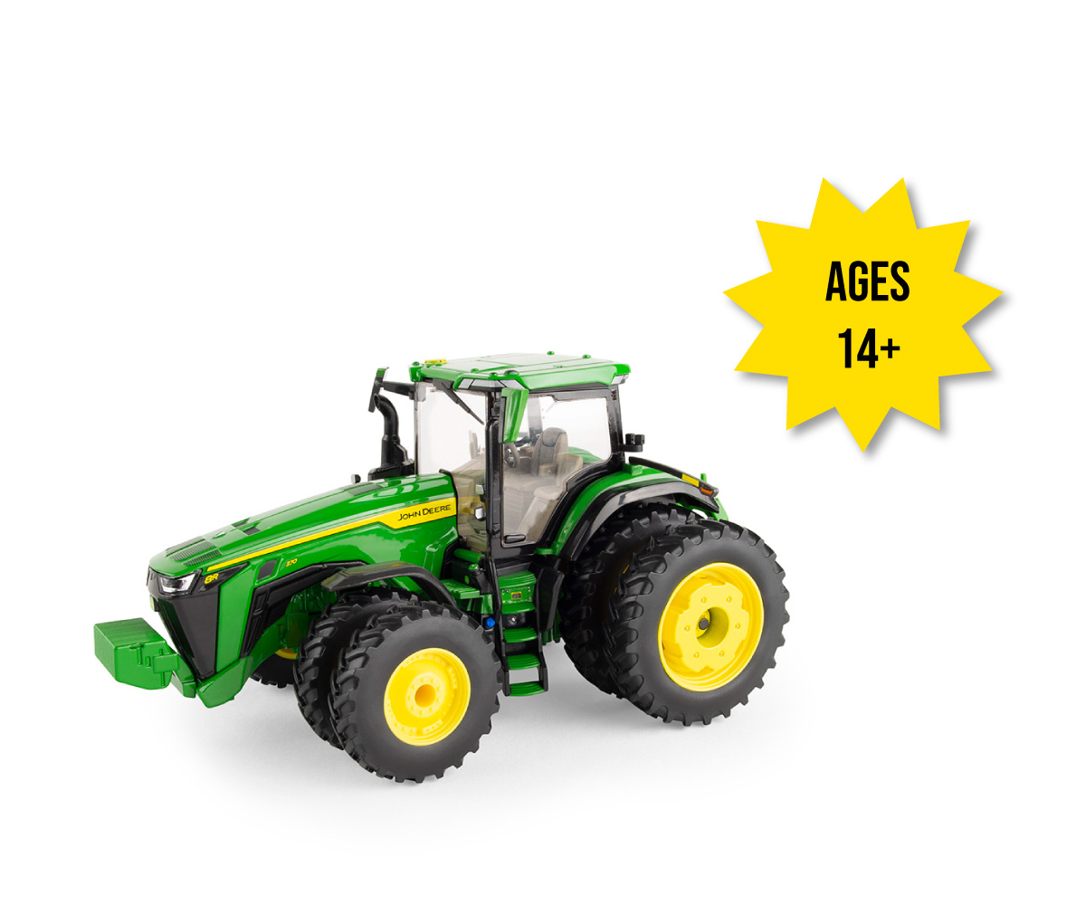 LP87325-1-32-Scale-John-Deere-8R-370-Prestige-Collection-Collectible-Toy-Tractor