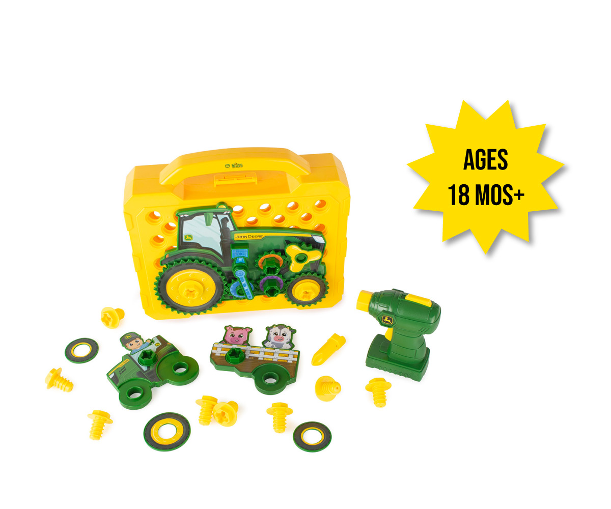 LP87316-John-Deere-Build-a-Buddy-Board-Kids-Toy Image of the John Deere Build a Buddy Board kids toy.