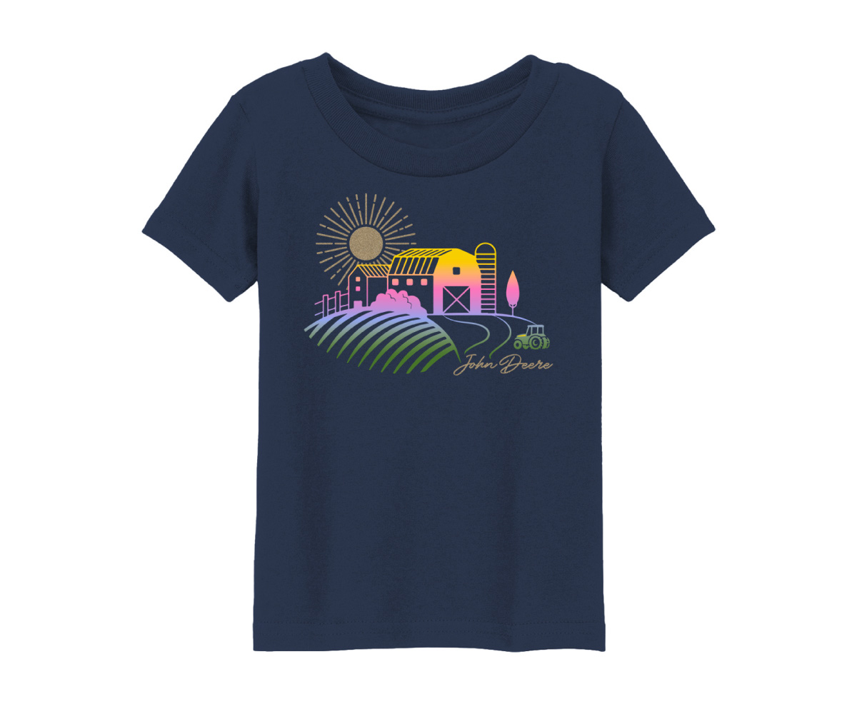 G5B1-02WY-JDR-UPN-John-Deere-Toddler-Navy-Ombre-Farm-Scene-Short-Sleeve-Tee