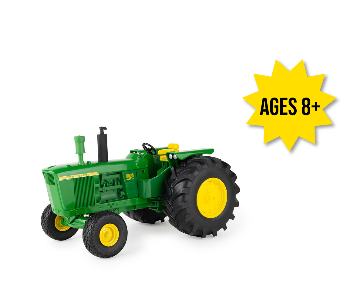 LP84515-1-16-scale-John-Deere-5020-Toy-Tractor Image of a 1/16 scale John Deere 5020 toy tractor.